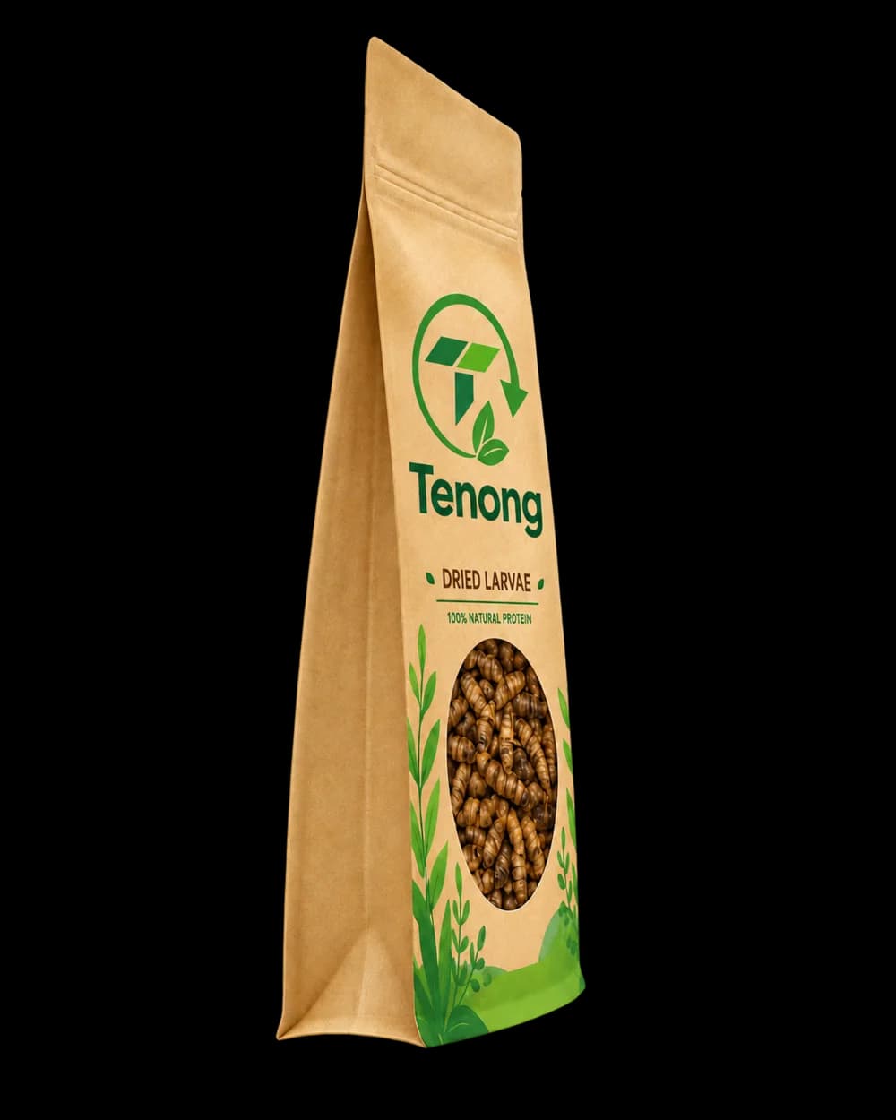 Side of the Dried Larvae pouch